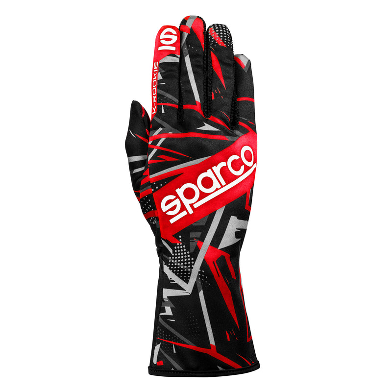 Carica immagine in Galleria Viewer, Guanti Kart Sparco K-Rookie Nero / Rosso