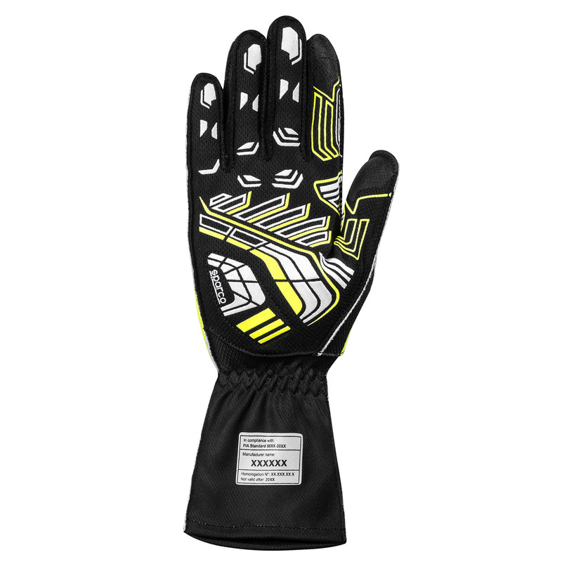 Carica immagine in Galleria Viewer, Guanti Kart Sparco K-Arrow+ Nero / Giallo (FIA)