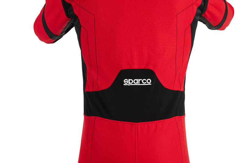Carica immagine in Galleria Viewer, Tuta Kart Bambino Sparco Thunder Advanced Rosso / Nero (CIK-FIA KC.017.24-0)