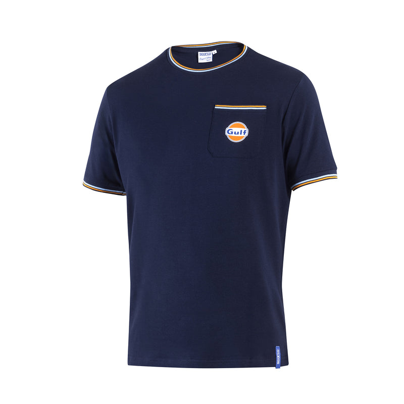Carica immagine in Galleria Viewer, T-Shirt con Taschino Sparco Gulf - Blu Marine