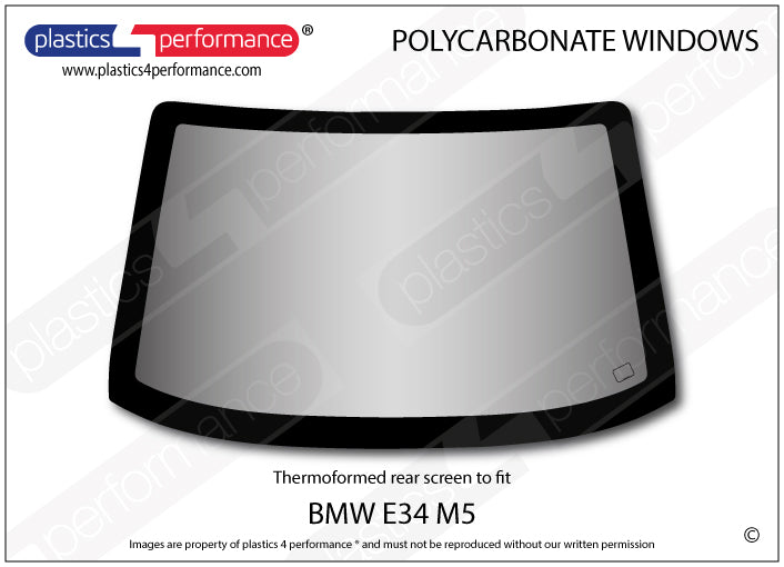 Carica immagine in Galleria Viewer, Vetri in Policarbonato per BMW M5 E34