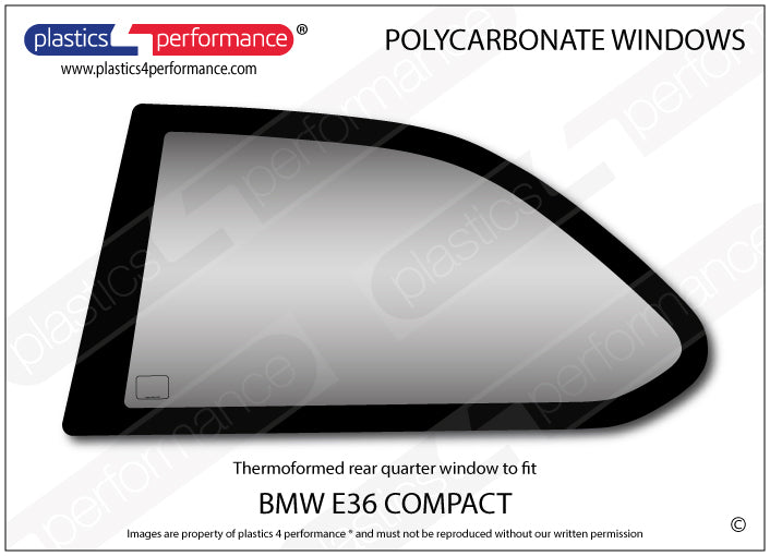 Carica immagine in Galleria Viewer, Vetri in Policarbonato per BMW E36 Compact