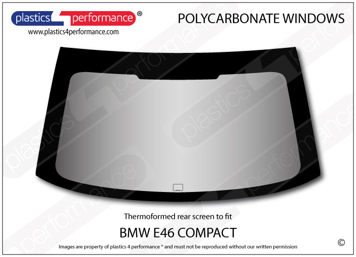 Carica immagine in Galleria Viewer, Vetri in Policarbonato per BMW E46 Compact