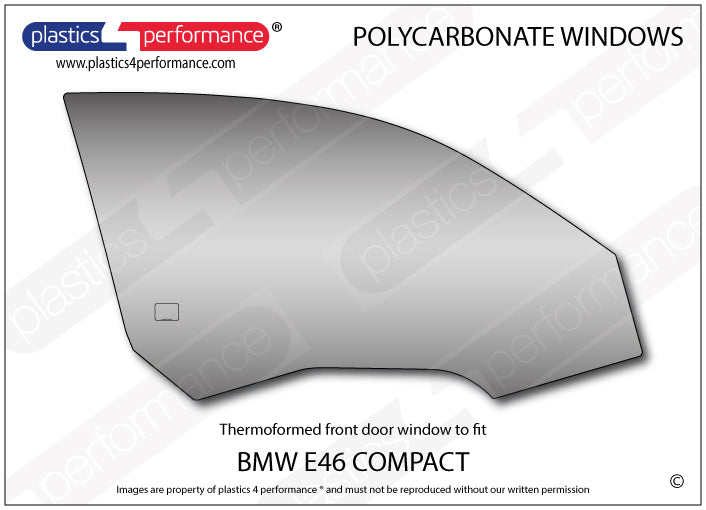 Carica immagine in Galleria Viewer, Vetri in Policarbonato per BMW E46 Compact