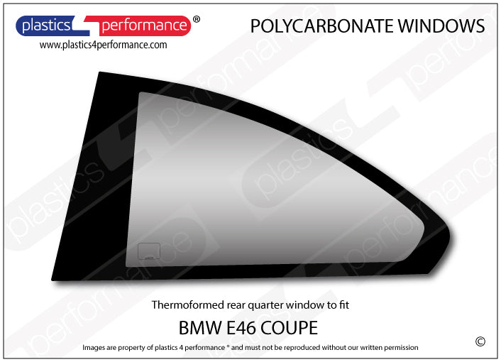 Carica immagine in Galleria Viewer, Vetri in Policarbonato per BMW E46 Coupé
