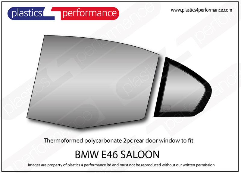 Carica immagine in Galleria Viewer, Vetri in Policarbonato per BMW E46 Berlina