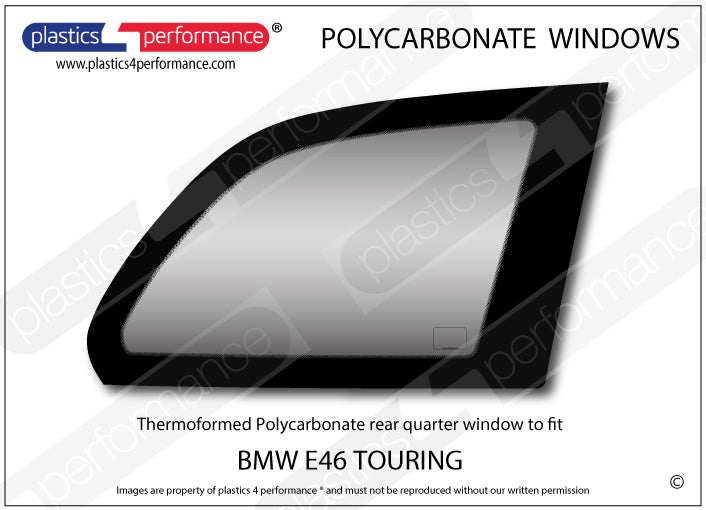Carica immagine in Galleria Viewer, Vetri in Policarbonato per BMW E46 Touring