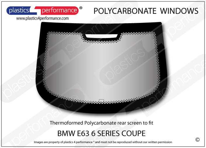 Carica immagine in Galleria Viewer, Vetri in Policarbonato per BMW E63 Coupé