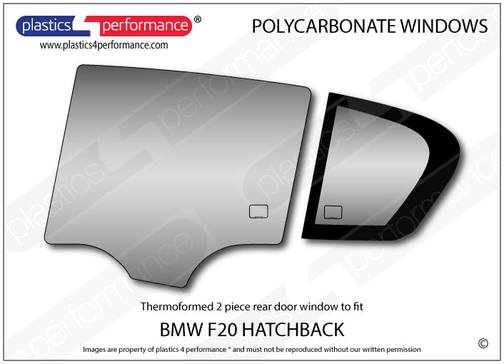 Carica immagine in Galleria Viewer, Vetri in Policarbonato per BMW F20 5 Porte