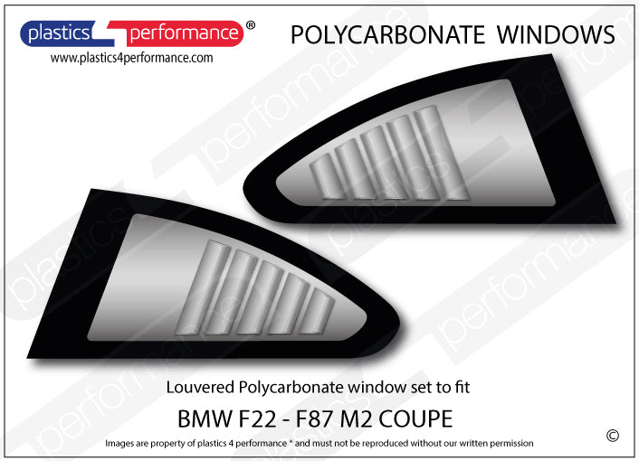 Carica immagine in Galleria Viewer, Vetri in Policarbonato per BMW M2 F87