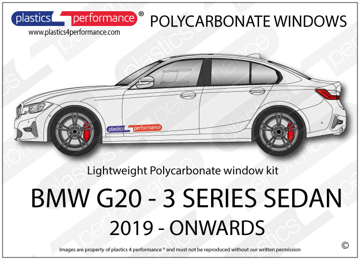 Carica immagine in Galleria Viewer, Vetri in Policarbonato per BMW G20 Berlina