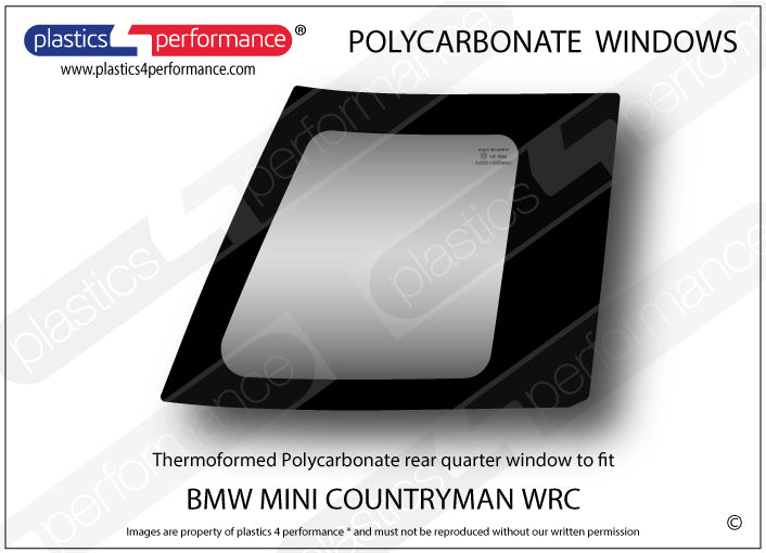Carica immagine in Galleria Viewer, Vetri in Policarbonato per Mini Countryman WRC