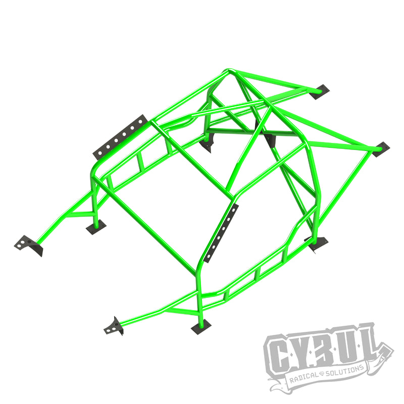 Carica immagine in Galleria Viewer, Roll Bar Multipunto da Saldare Cybul V4 Nascar per BMW E36 Compact