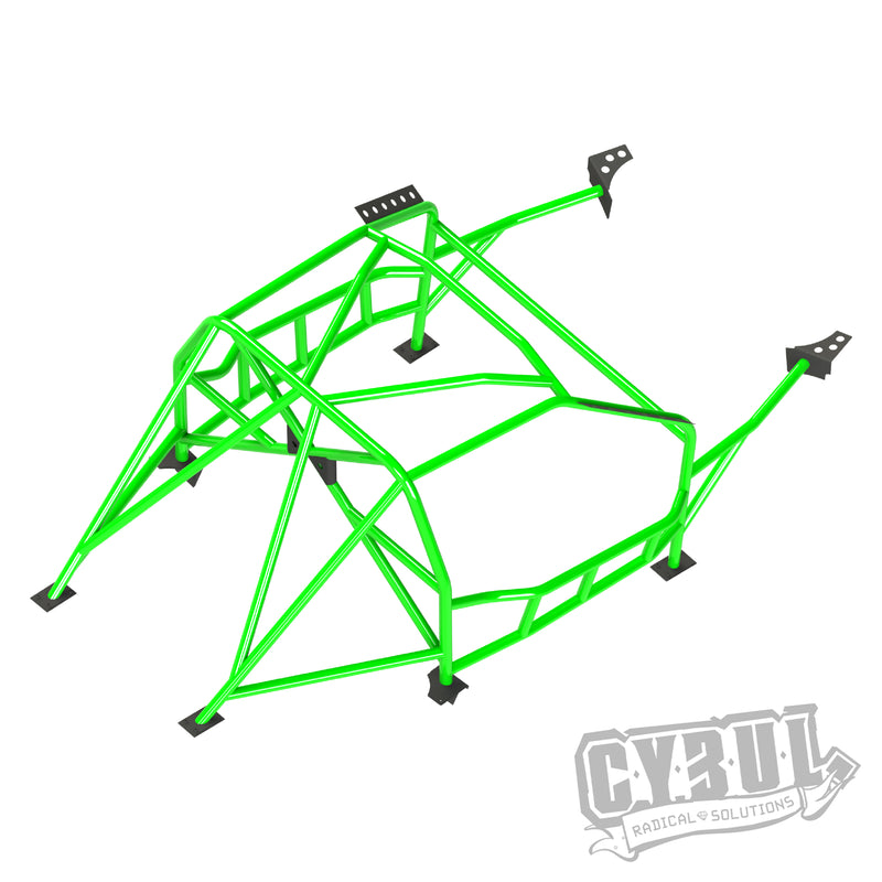 Carica immagine in Galleria Viewer, Roll Bar Multipunto da Saldare Cybul V4 Nascar per BMW E36 Compact