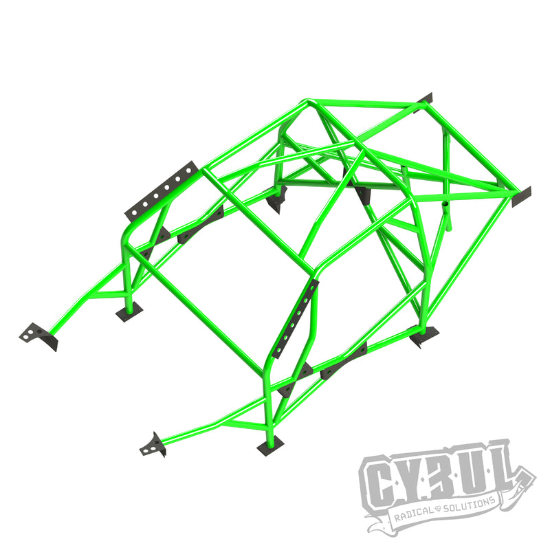 Carica immagine in Galleria Viewer, Roll Bar Multipunto da Saldare Cybul V6 per BMW E36 Compact