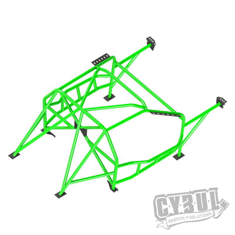 Carica immagine in Galleria Viewer, Roll Bar Multipunto da Saldare Cybul V4 Nascar per BMW E46 Coupé