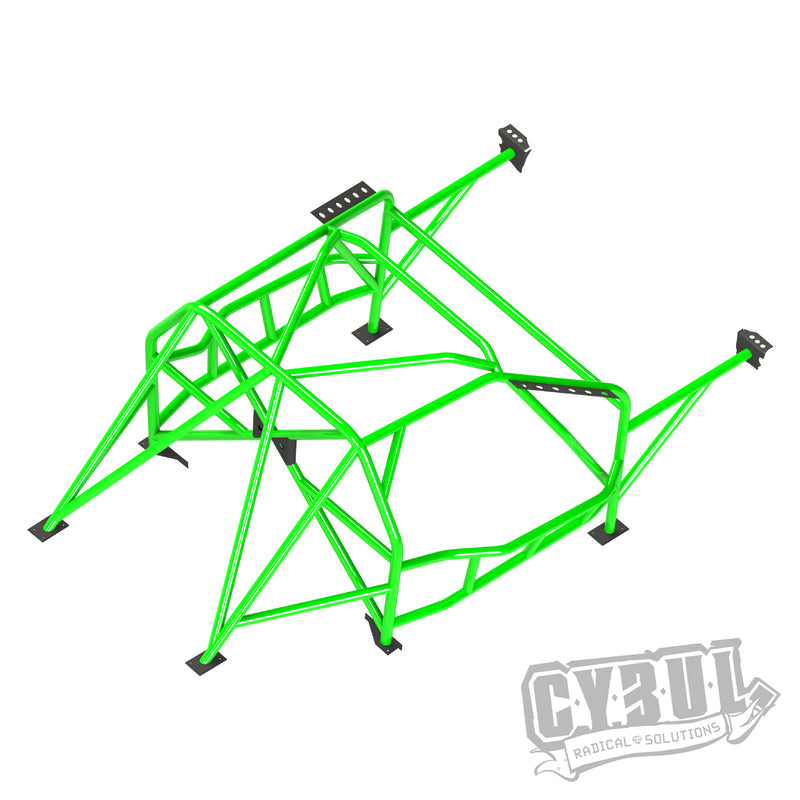 Carica immagine in Galleria Viewer, Roll Bar Multipunto da Saldare Cybul V5 Nascar per BMW E46 Coupé
