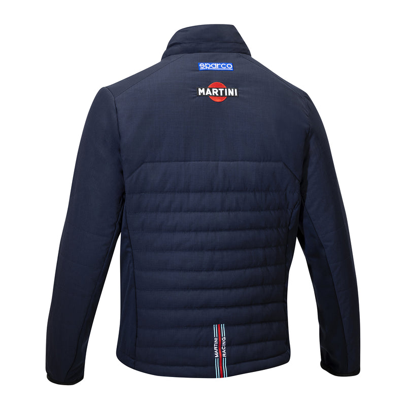 Carica immagine in Galleria Viewer, Giacca Antivento Imbottita Sparco Martini Racing - Blu Marine