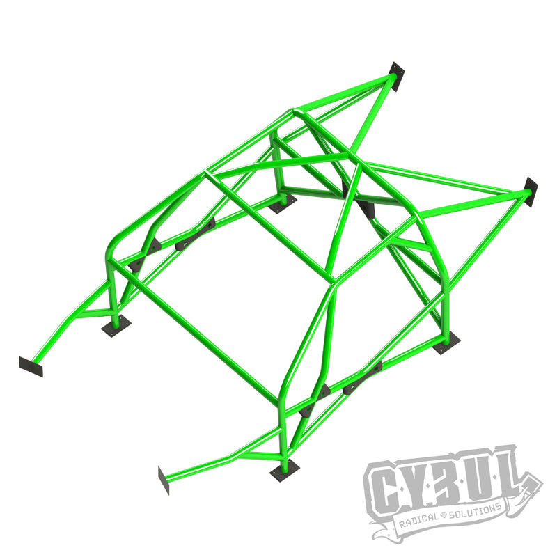 Carica immagine in Galleria Viewer, Roll Bar Multipunto da Saldare Cybul V5 per Nissan 200SX S14