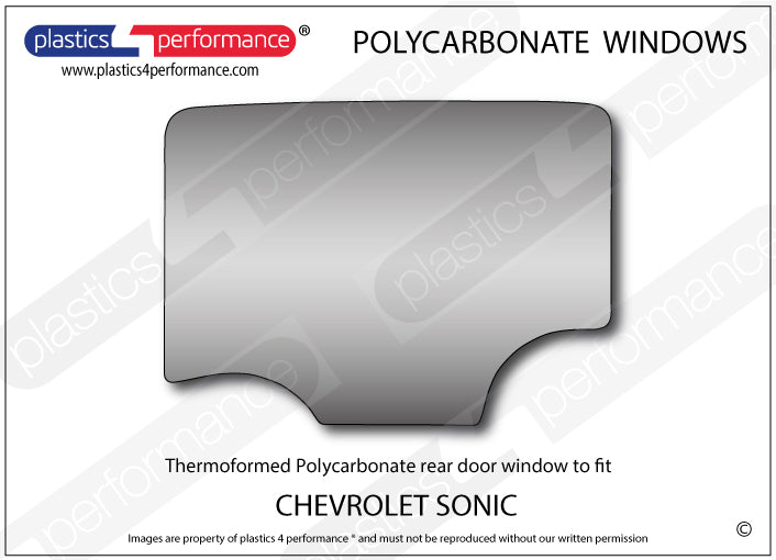 Carica immagine in Galleria Viewer, Vetri in Policarbonato per Chevrolet Sonic