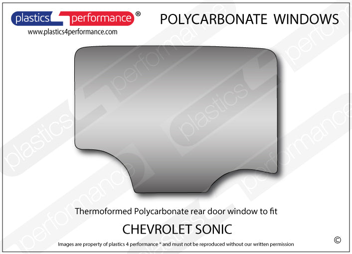Carica immagine in Galleria Viewer, Vetri in Policarbonato per Chevrolet Sonic