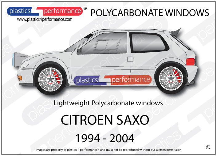 Carica immagine in Galleria Viewer, Vetri in Policarbonato per Citroen Saxo