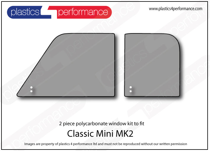 Carica immagine in Galleria Viewer, Vetri in Policarbonato per Mini Classic MK2