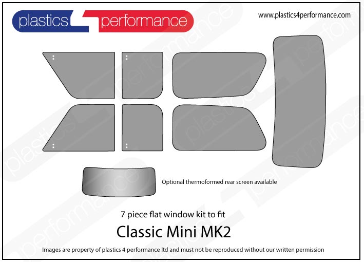 Carica immagine in Galleria Viewer, Vetri in Policarbonato per Mini Classic MK2