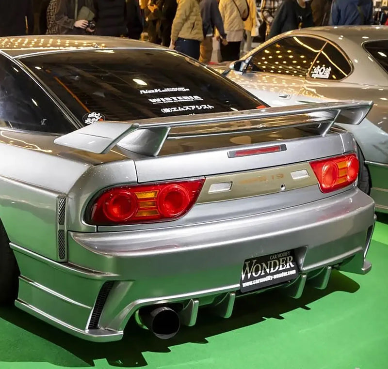 Carica immagine in Galleria Viewer, Alettone Posteriore Twin-Blade Car Modify Wonder Staart per Nissan 200SX S13
