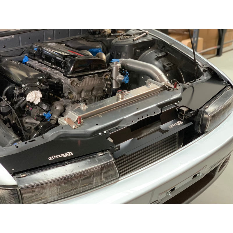 Carica immagine in Galleria Viewer, Convogliatori Aria Laterali Radiatore GKTech per Nissan Silvia PS13 - foto 4