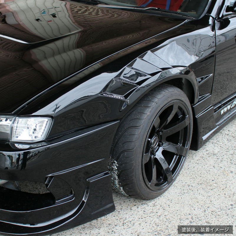 Carica immagine in Galleria Viewer, Parafanghi Anteriori Origin Labo +55mm "Shark" per Nissan 200SX S14A