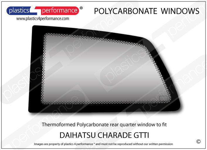 Carica immagine in Galleria Viewer, Vetri in Policarbonato per Daihatsu Charade GTTi
