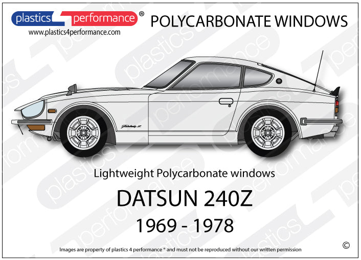 Carica immagine in Galleria Viewer, Vetri in Policarbonato per Datsun 240Z