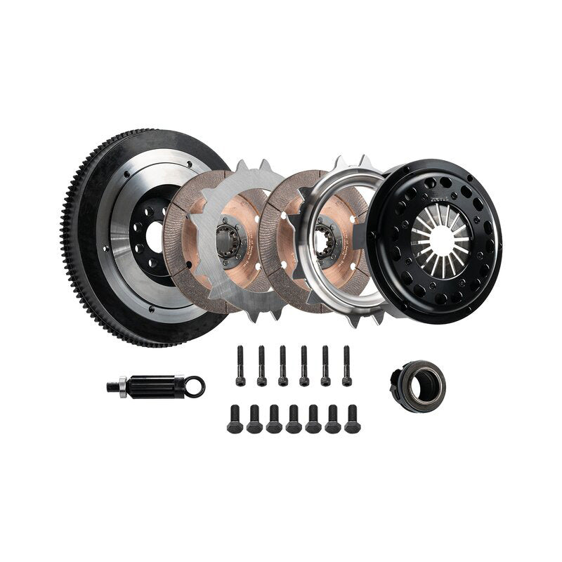Carica immagine in Galleria Viewer, Kit Frizione Bidisco Rinforzata DKM MRX Stage 3.5 + Volano per BMW 135i E8X N54 (09-10)