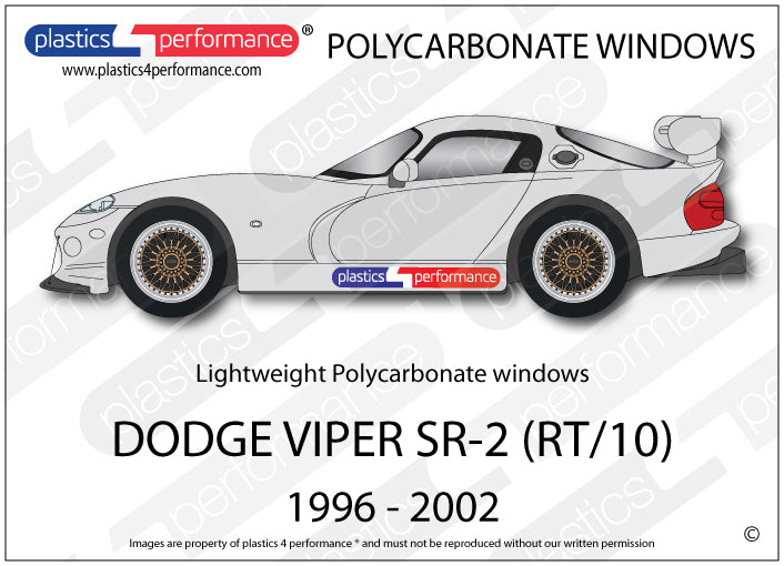 Carica immagine in Galleria Viewer, Vetri in Policarbonato per Dodge Viper SR2