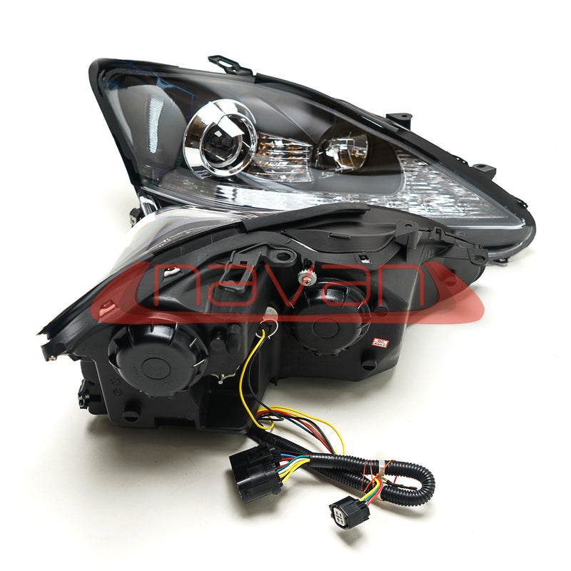 Carica immagine in Galleria Viewer, Fari Anteriori Navan LED per Lexus IS220d & IS250 (05-13) Frecce Sequenziali