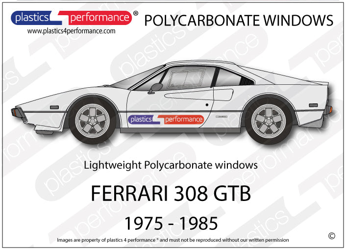Carica immagine in Galleria Viewer, Vetri in Policarbonato per Ferrari 308 GTB