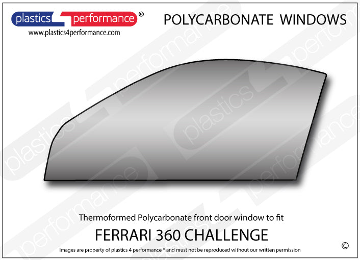 Carica immagine in Galleria Viewer, Vetri in Policarbonato per Ferrari 360 Challenge