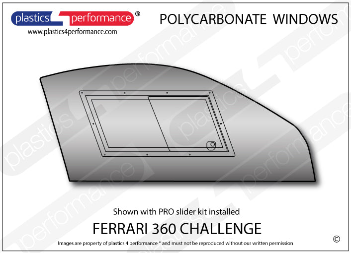 Carica immagine in Galleria Viewer, Vetri in Policarbonato per Ferrari 360 Challenge