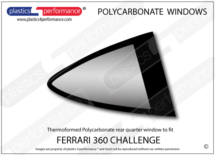 Carica immagine in Galleria Viewer, Vetri in Policarbonato per Ferrari 360 Challenge