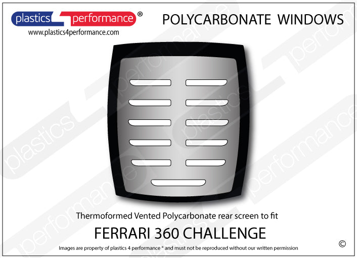 Carica immagine in Galleria Viewer, Vetri in Policarbonato per Ferrari 360 Challenge