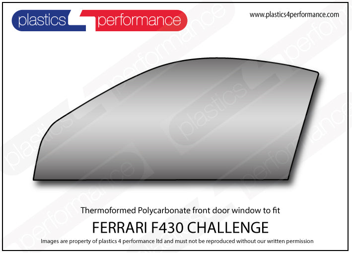 Carica immagine in Galleria Viewer, Vetri in Policarbonato per Ferrari F430 Challenge