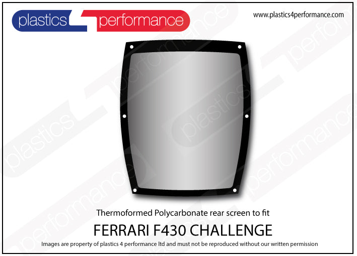 Carica immagine in Galleria Viewer, Vetri in Policarbonato per Ferrari F430 Challenge