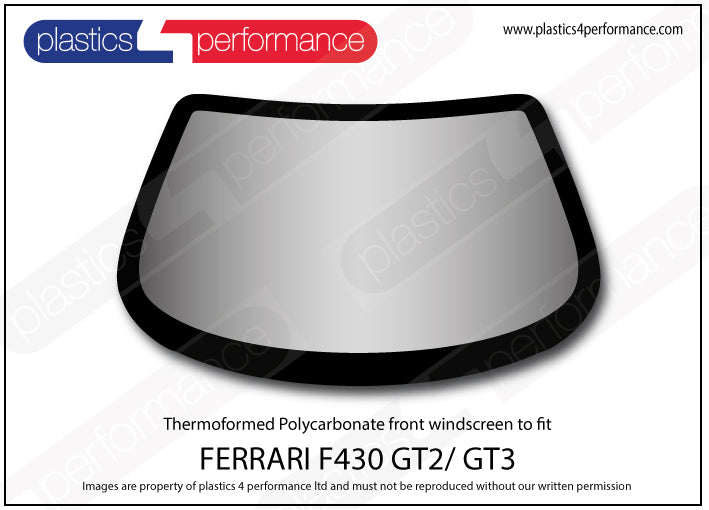 Carica immagine in Galleria Viewer, Vetri in Policarbonato per Ferrari F430 GT2 / GT3