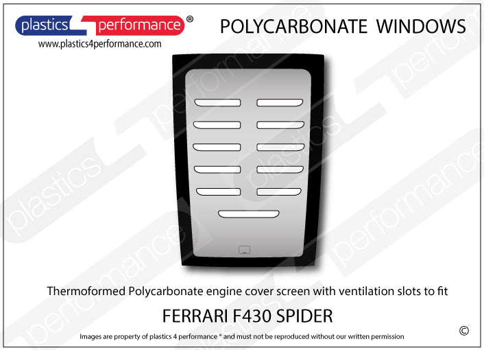 Carica immagine in Galleria Viewer, Vetri in Policarbonato per Ferrari F430 Spider