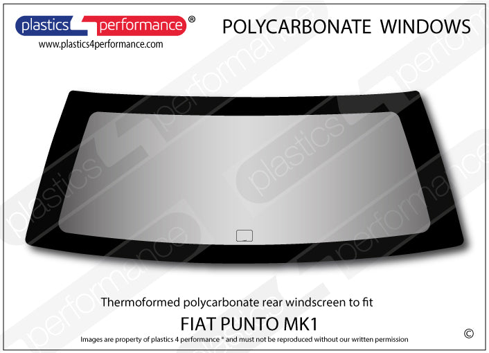 Carica immagine in Galleria Viewer, Vetri in Policarbonato per Fiat Punto MK1