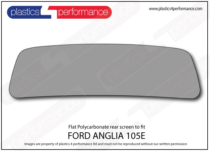 Carica immagine in Galleria Viewer, Vetri in Policarbonato per Ford Anglia 105e
