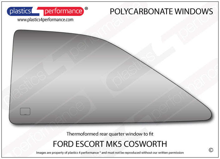 Carica immagine in Galleria Viewer, Vetri in Policarbonato per Ford Escort MK5 incluso Cosworth