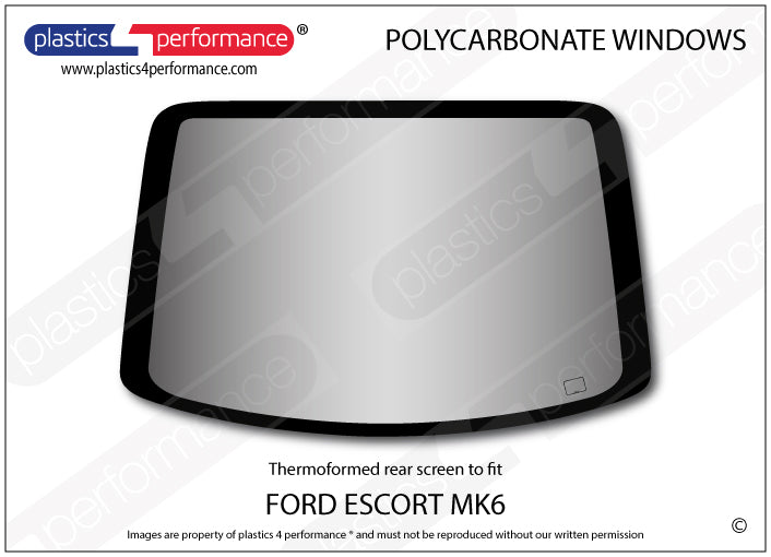 Carica immagine in Galleria Viewer, Vetri in Policarbonato per Ford Escort MK6