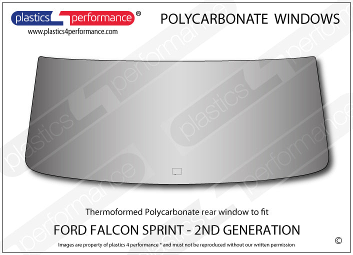 Carica immagine in Galleria Viewer, Vetri in Policarbonato per Ford Falcon Sprint 2ª Gen.